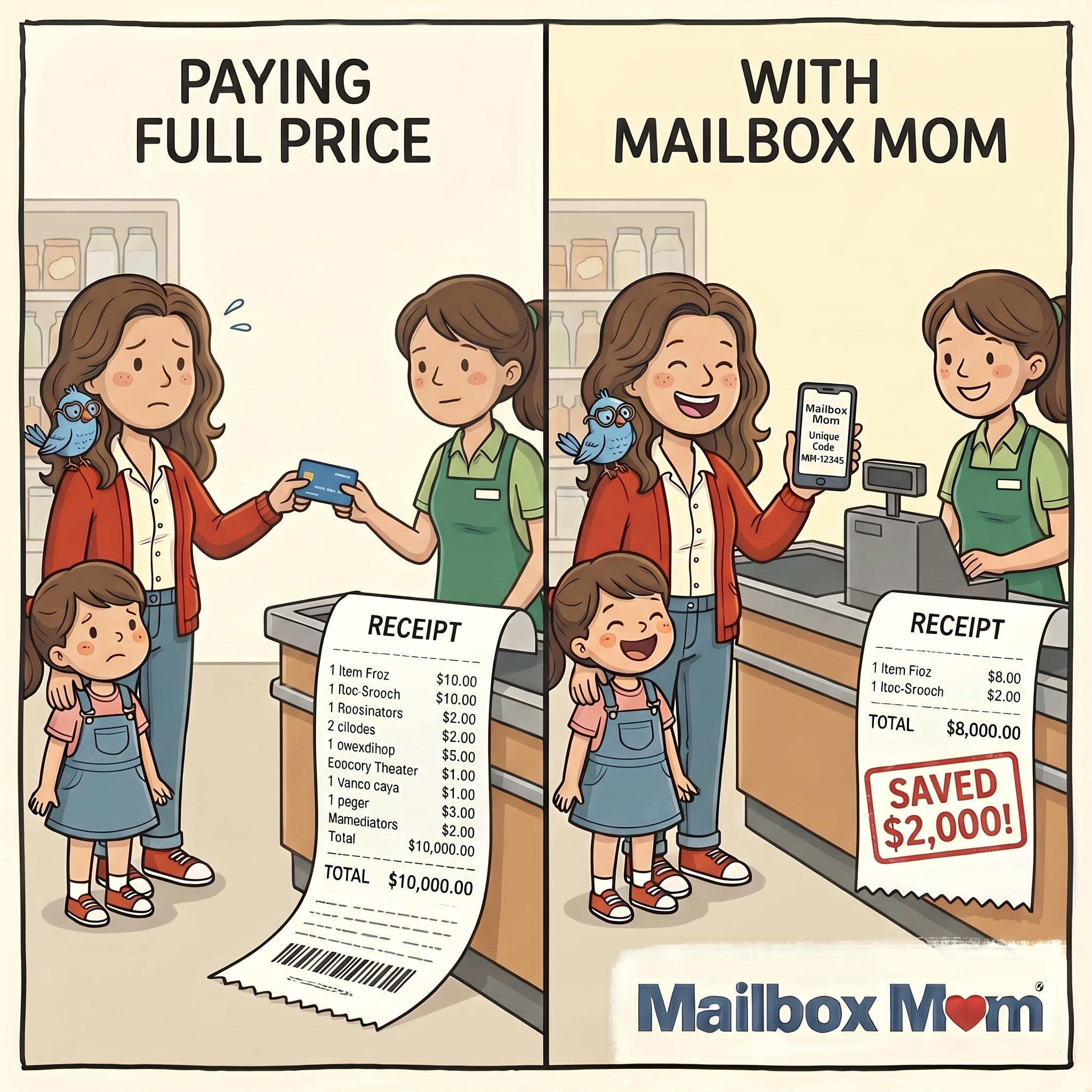 The Hard Way vs The Easy Way — Mailbox Mom families
